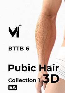 BTTB 6 Body Hair 3D Collection 1 thumbnail 4