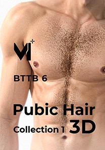BTTB 6 Body Hair 3D Collection 1 thumbnail 1