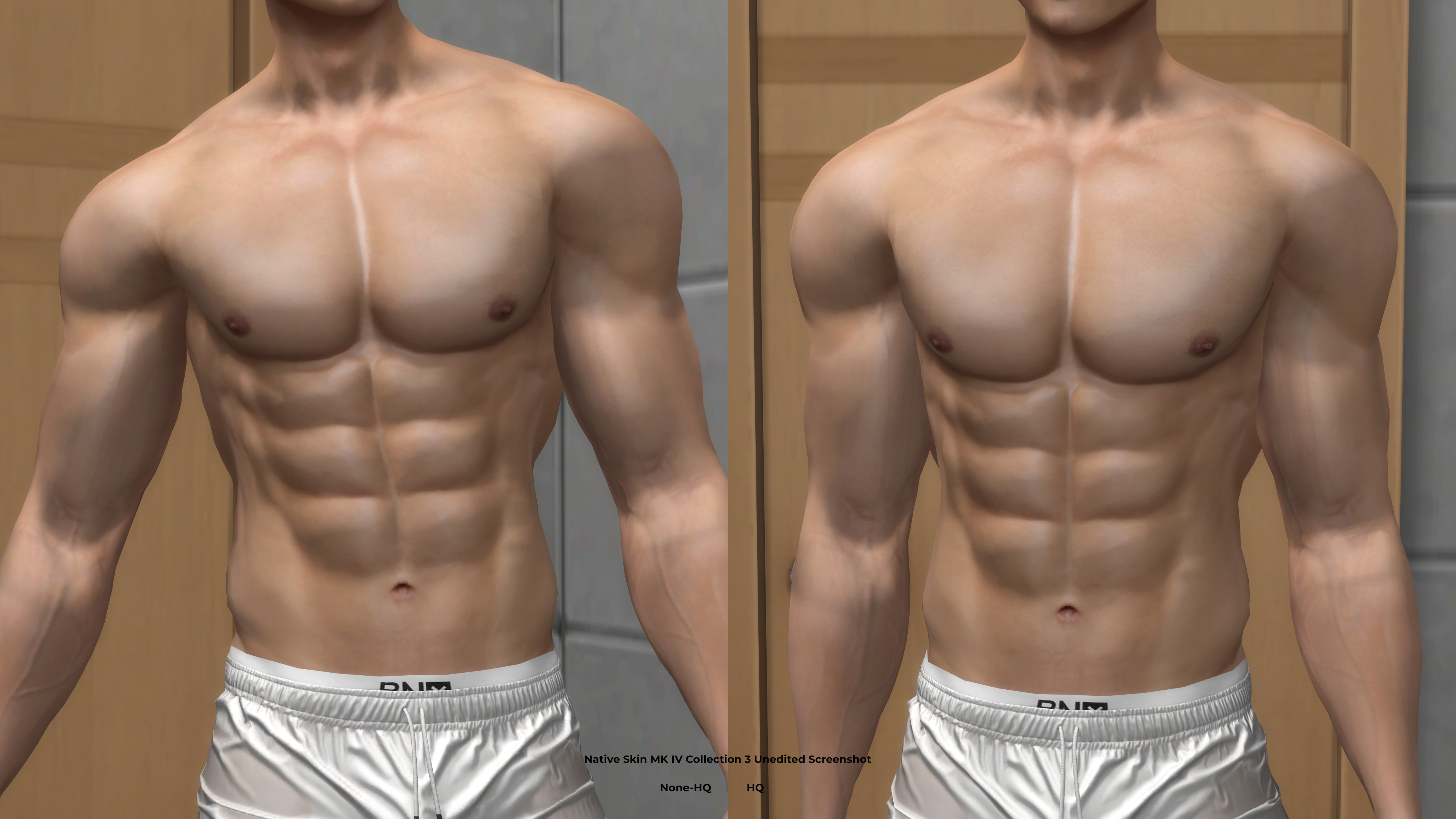 Torso, Native Skin MK IV Collection 3 Non-HQ vs HQ